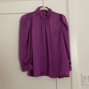Zara top, S, purple